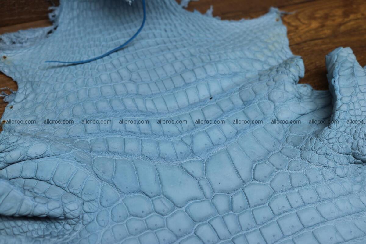 Crocodile skin belly blue jeans color 1230 Foto 2