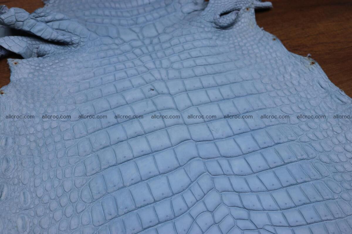 Crocodile skin belly blue jeans color 1230 Foto 3