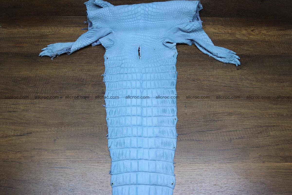 Crocodile skin belly blue jeans color 1230 Foto 6