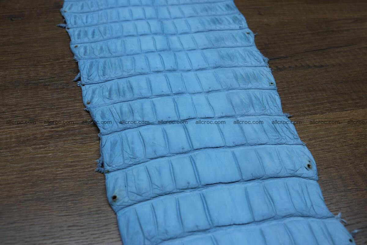 Crocodile skin belly blue jeans color 1230 Foto 8