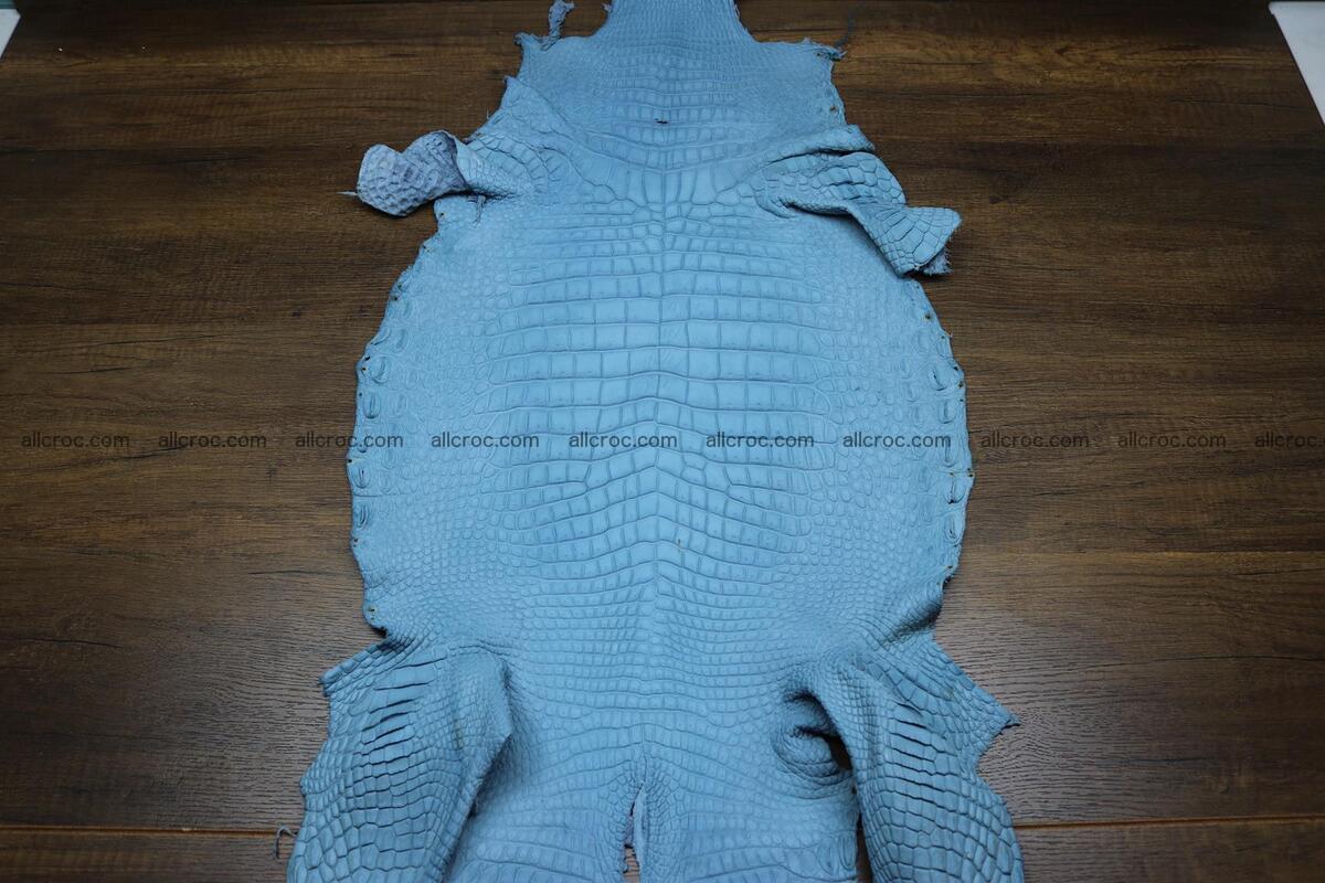 Crocodile skin belly blue jeans color 1231 Foto 0