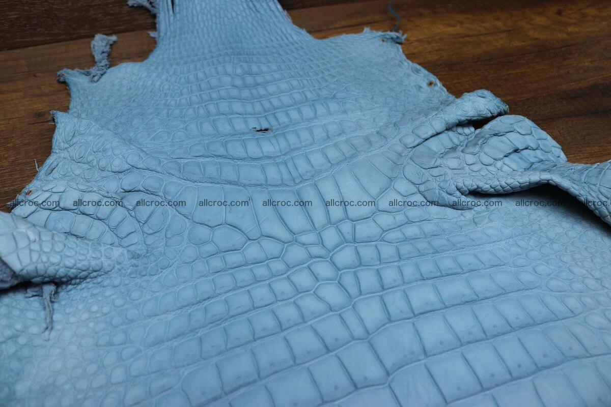 Crocodile skin belly blue jeans color 1231 Foto 3