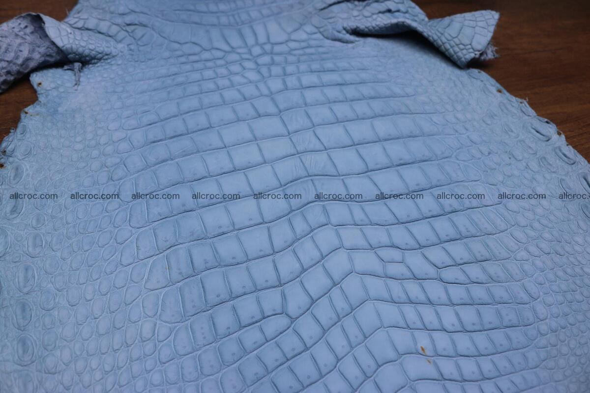 Crocodile skin belly blue jeans color 1231 Foto 4