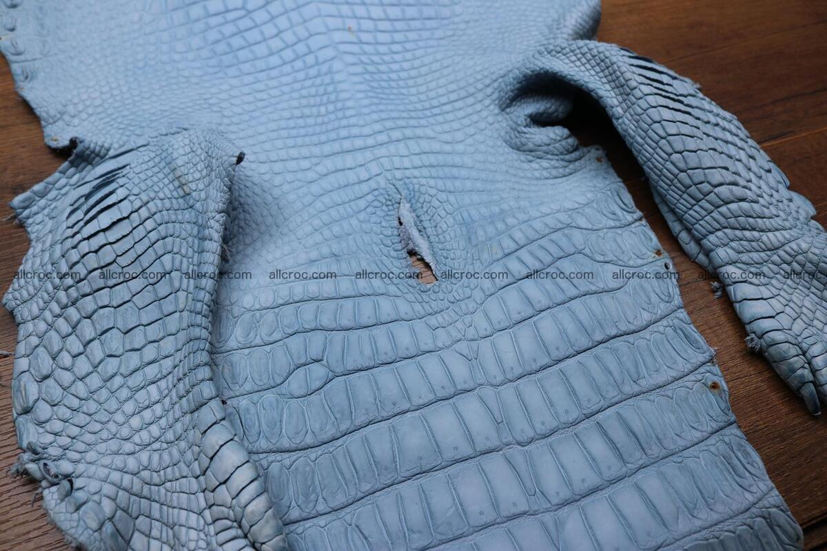 Crocodile skin belly blue jeans color 1231 Foto 5