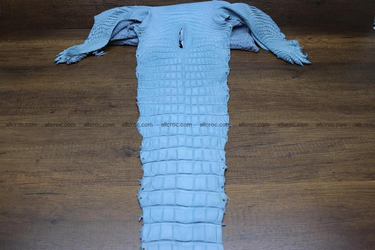 Crocodile skin belly blue jeans color 1231 Foto 6