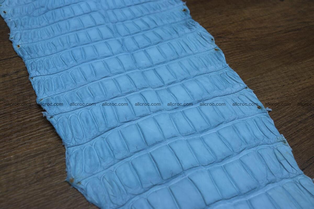 Crocodile skin belly blue jeans color 1231 Foto 8