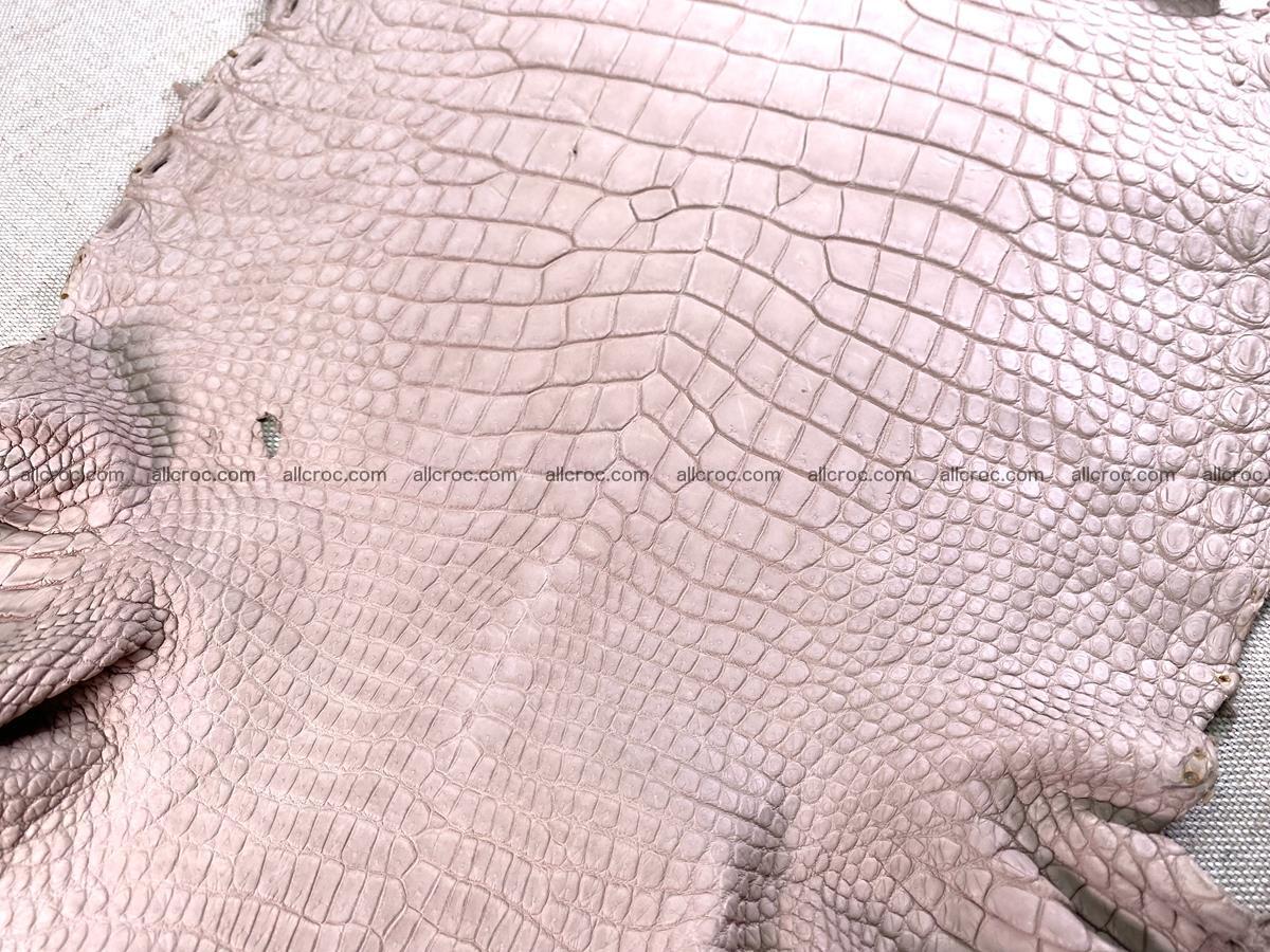 Crocodile skin belly part 31cm cappuccino color 1473 Foto 8