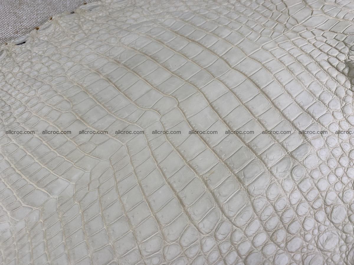 Crocodile skin belly part 28cm beige color 1500 Foto 4