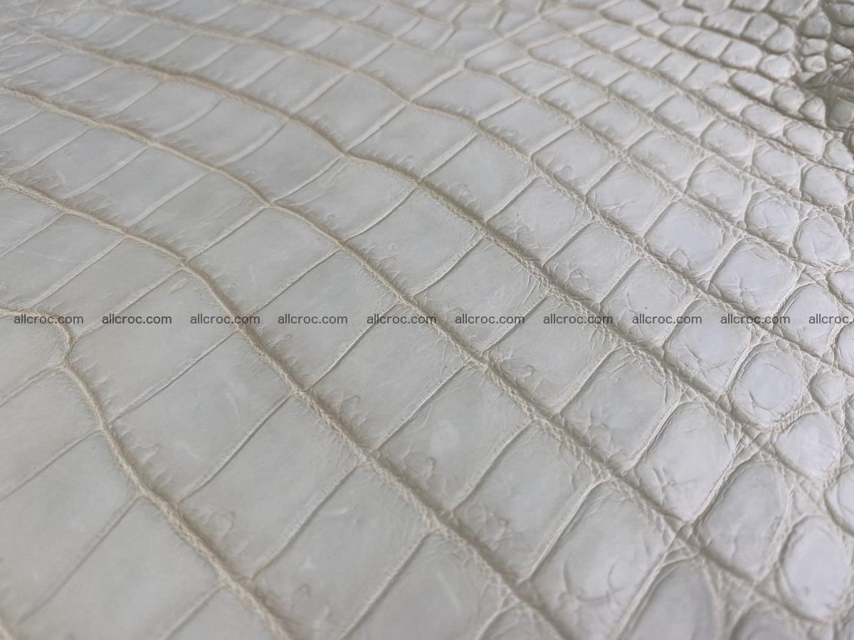 Crocodile skin belly part 28cm beige color 1500 Foto 1