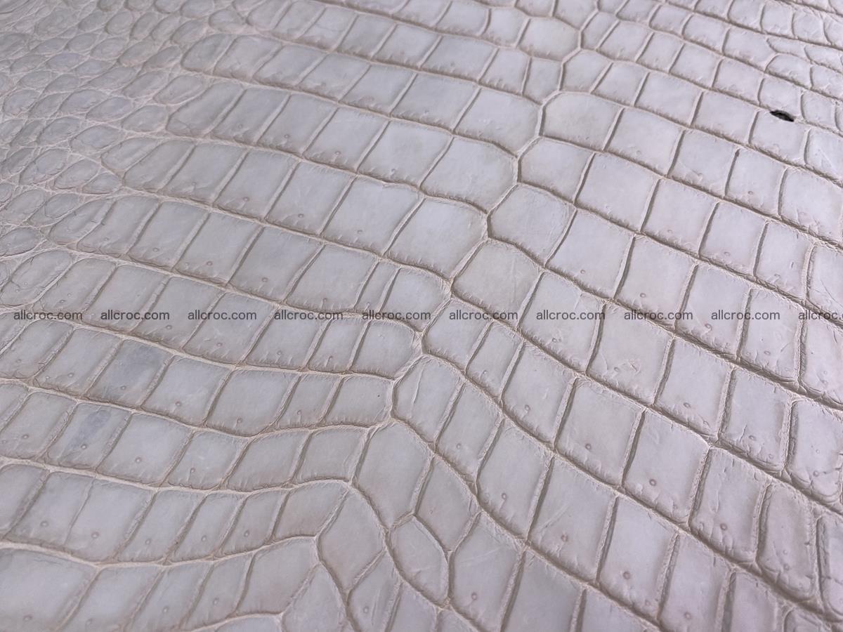 Crocodile skin belly part 30cm cappuccino color 1509 Foto 8