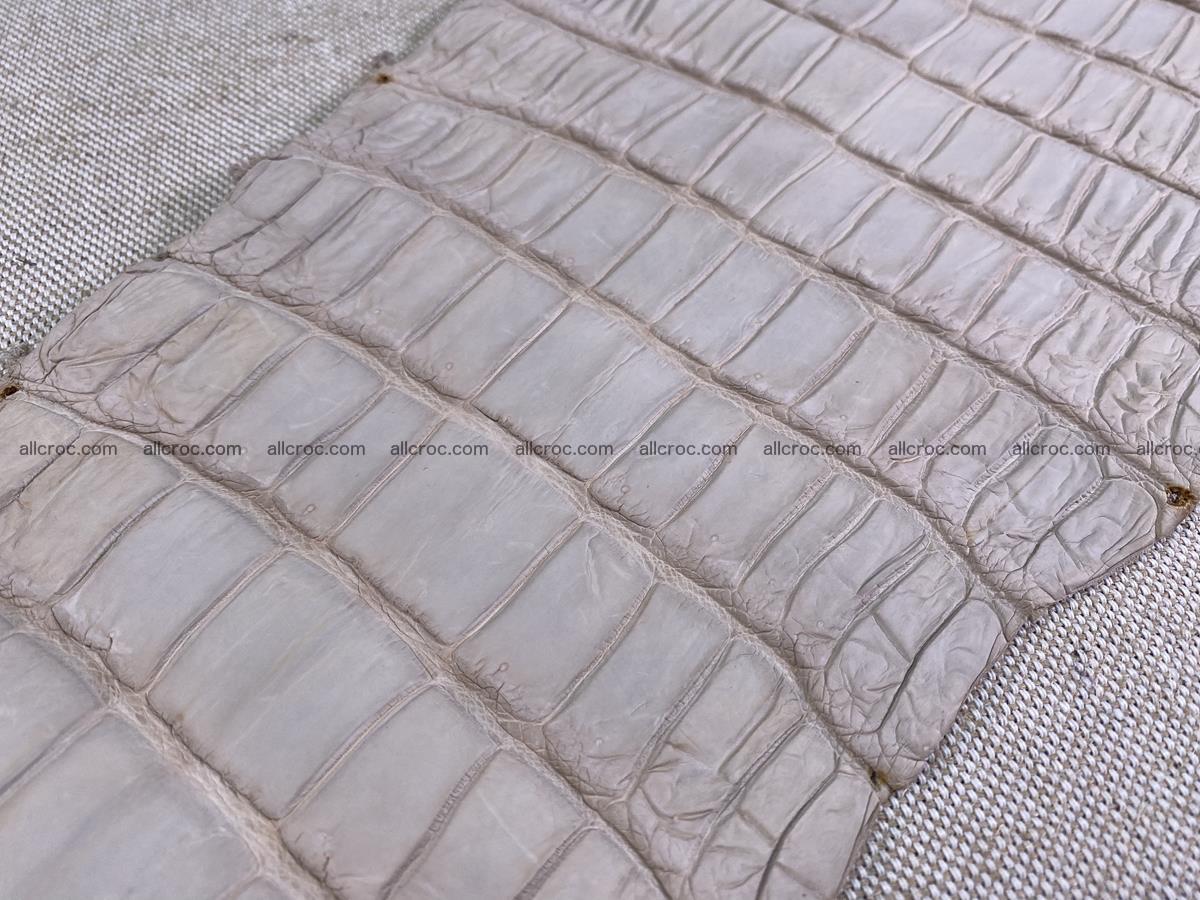 Crocodile skin belly part 30cm cappuccino color 1509 Foto 13