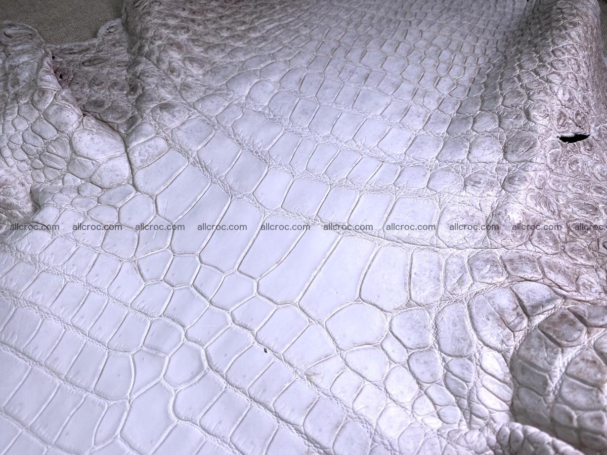 Crocodile skin belly part 49cm himalayan color 1475 Foto 3