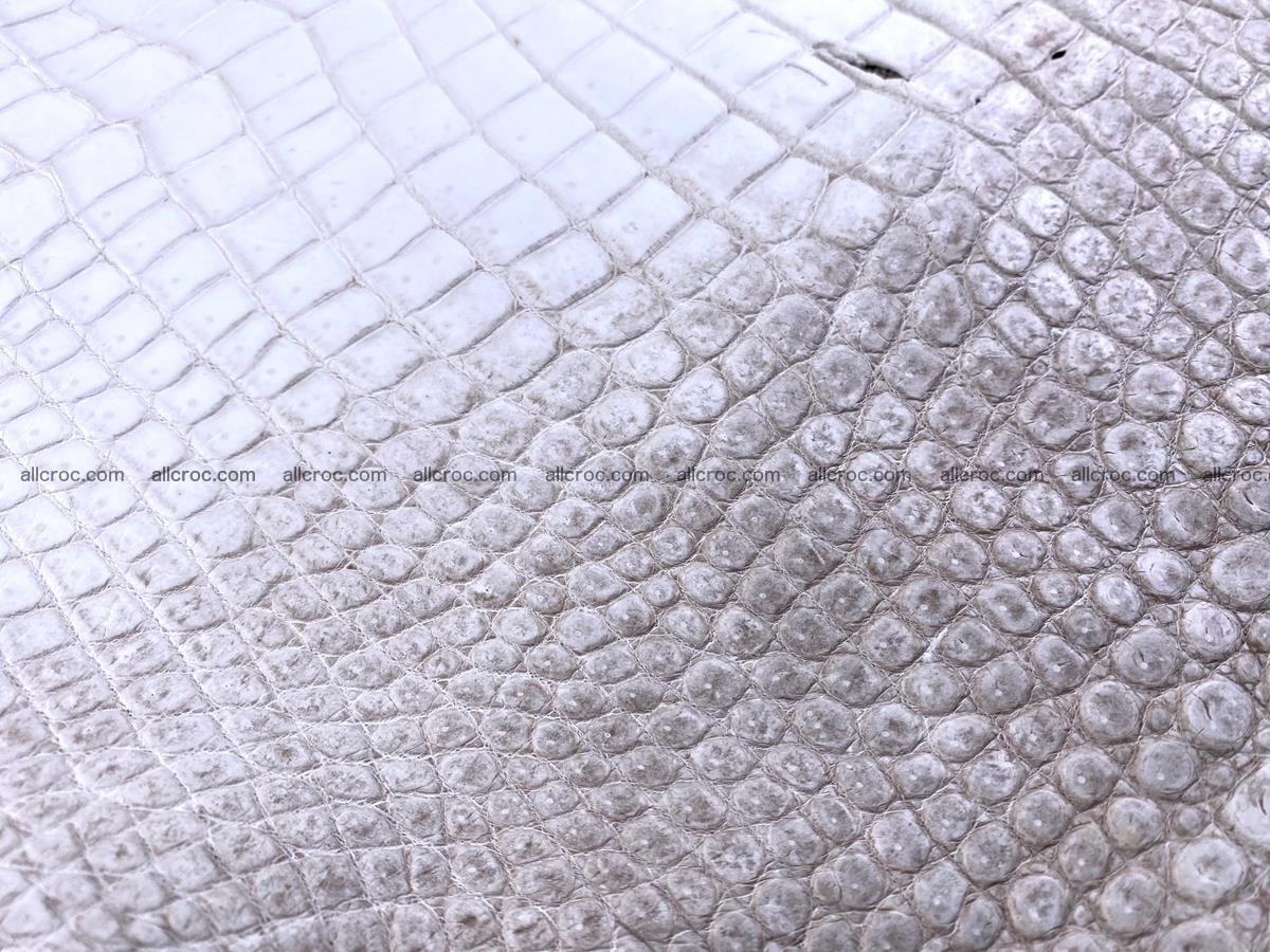 Crocodile skin belly part 49cm himalayan color 1475 Foto 4