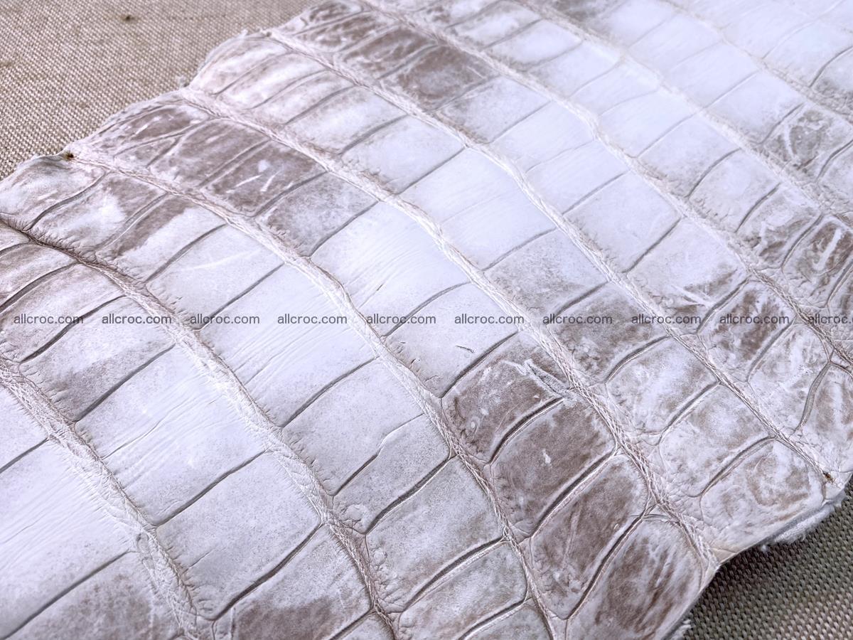 Crocodile skin belly part 49cm himalayan color 1475 Foto 14