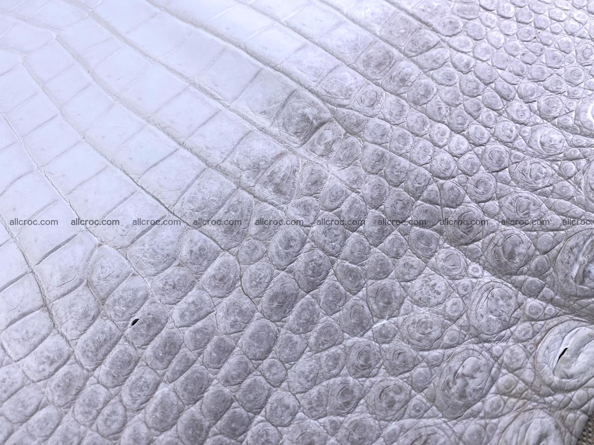 Crocodile skin belly part 46cm (no tail) himalayan color 1476 Foto 7