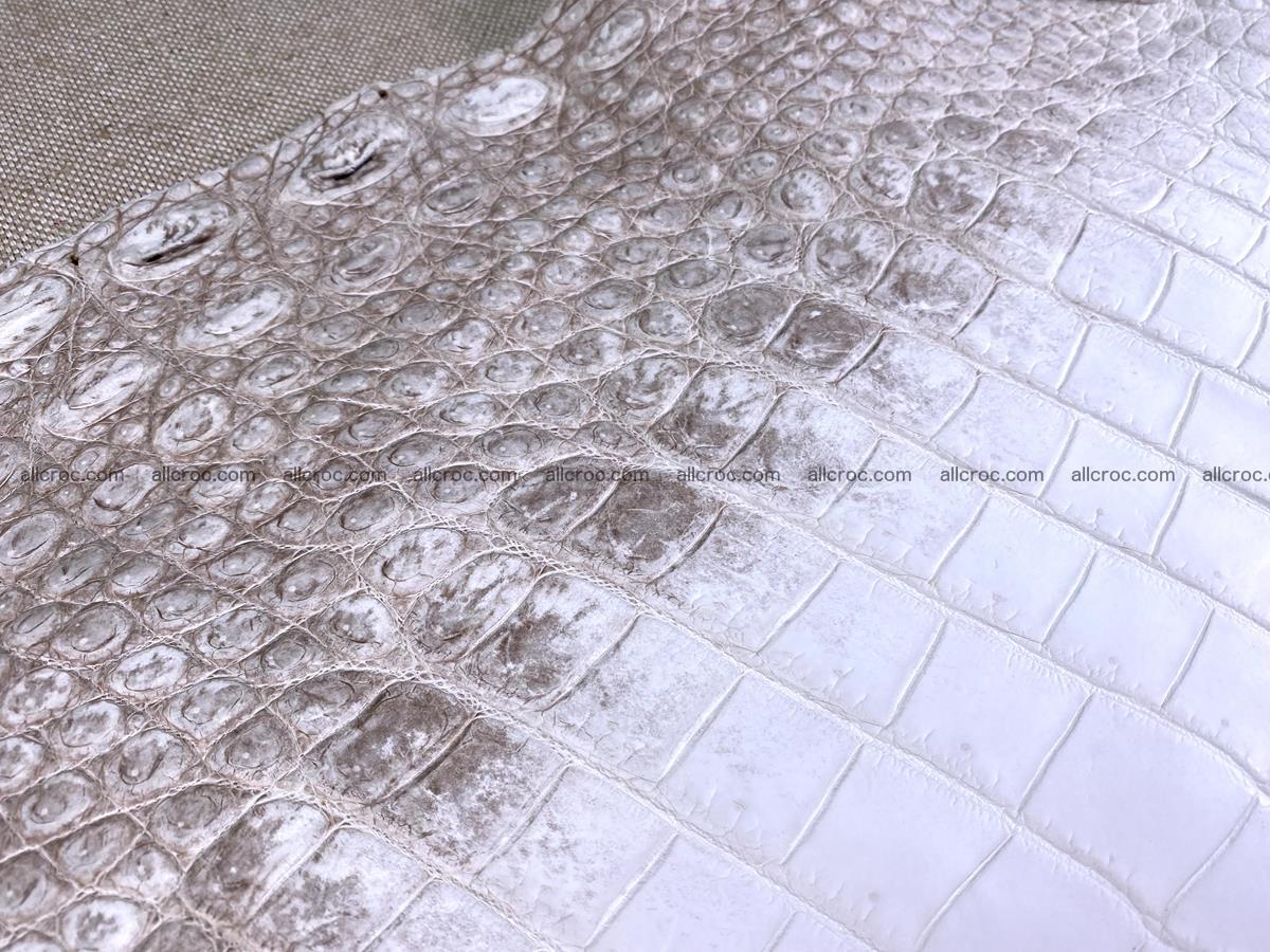 Crocodile skin belly part 43cm himalayan color 1477 Foto 11