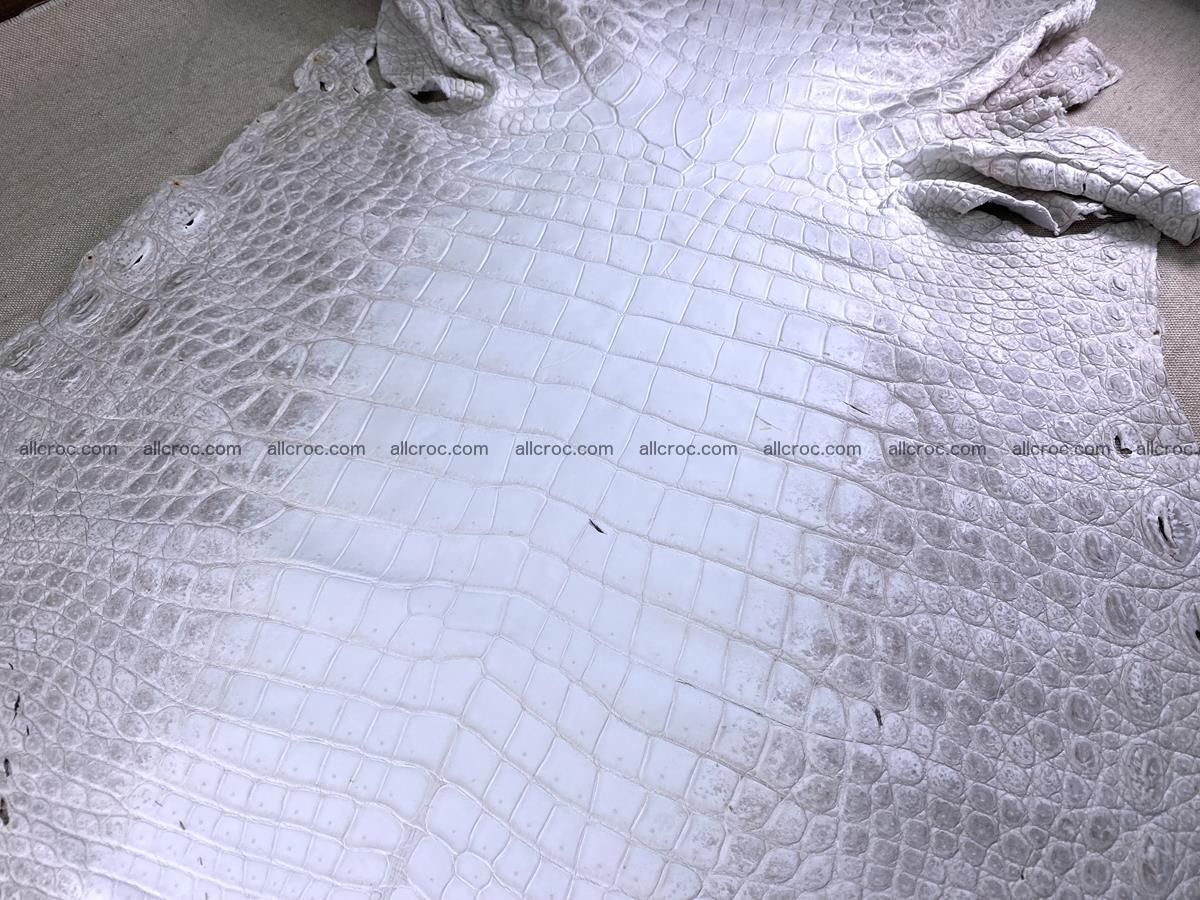 Crocodile skin belly part 57cm himalayan color 1478 Foto 0