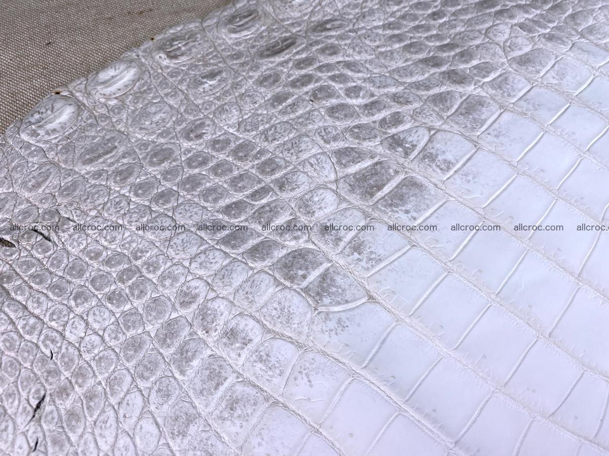 Crocodile skin belly part 57cm himalayan color 1478 Foto 5