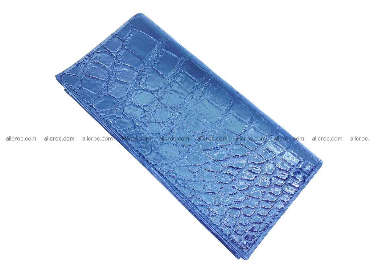 Crocodile skin long wallet 1732 Foto 3