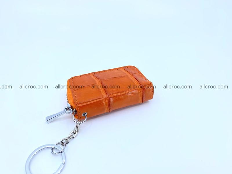 Crocodile skin car key case 1206