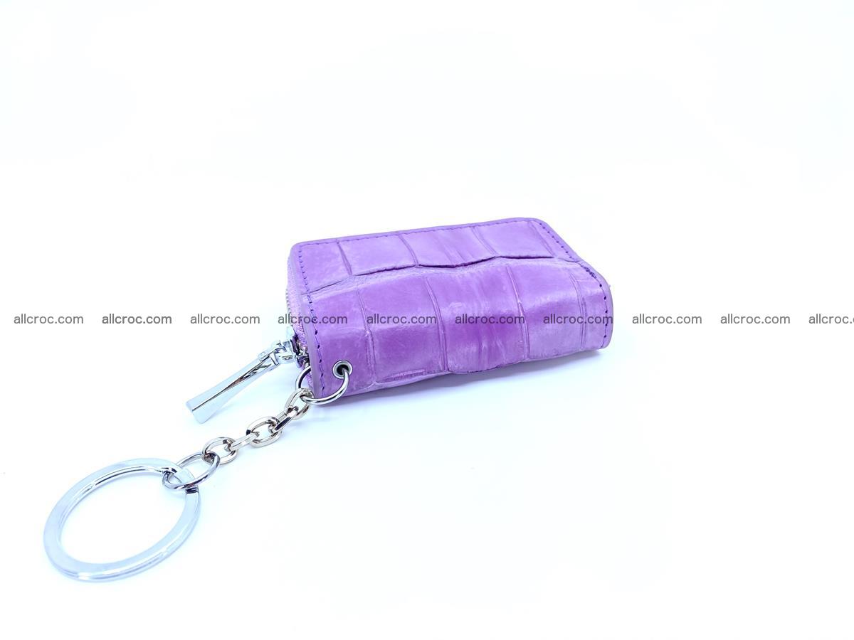 Crocodile skin car key case 1209 Foto 2