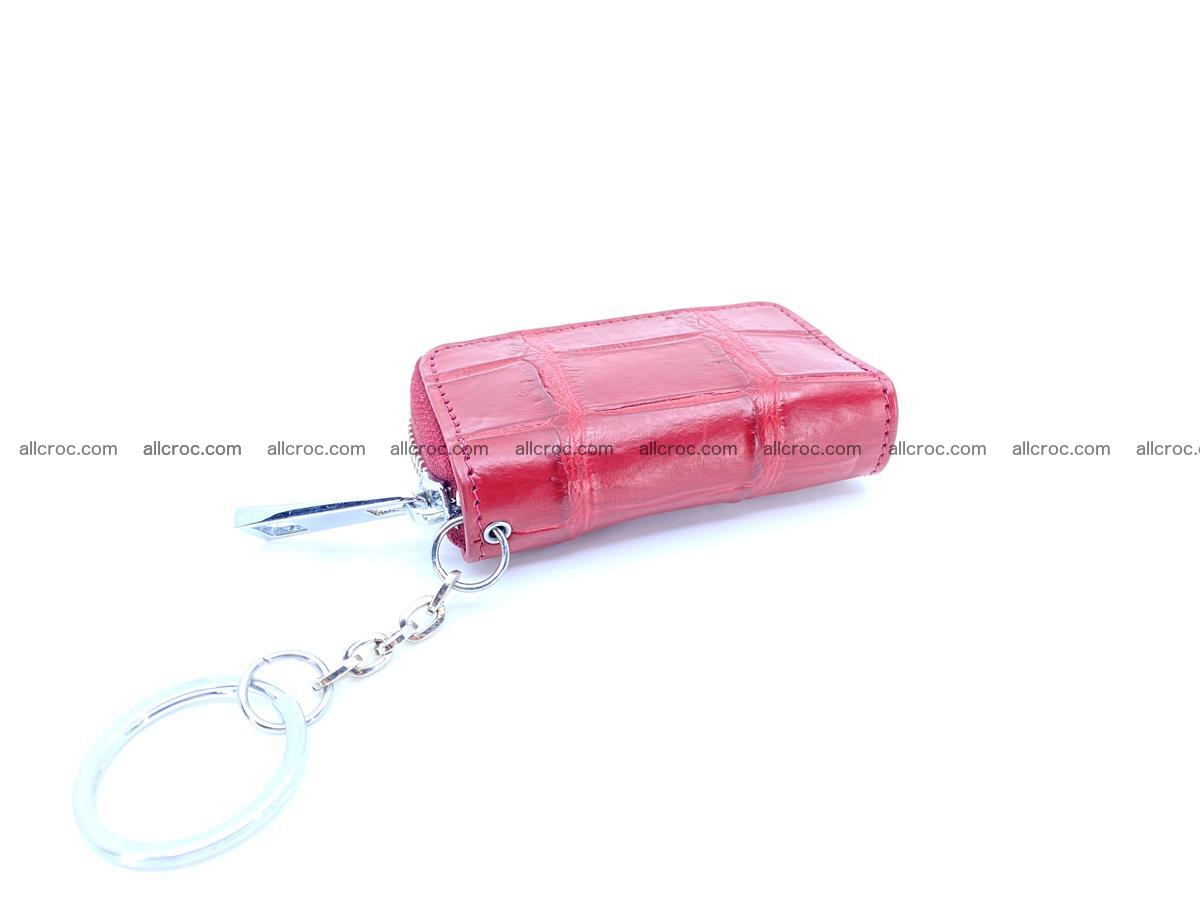 Crocodile skin car key case 1213 Foto 2