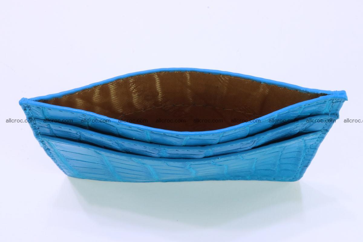 Card holder from crocodile skin 986 Foto 4