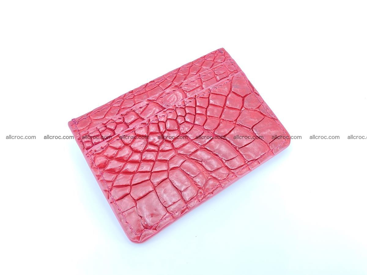 crocodile skin card holder 992 Foto 0