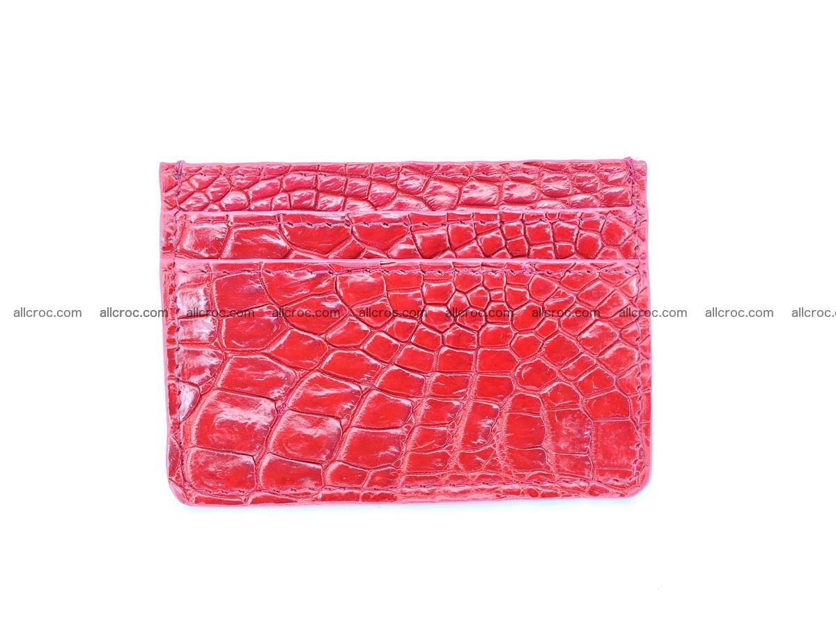crocodile skin card holder 992 Foto 1