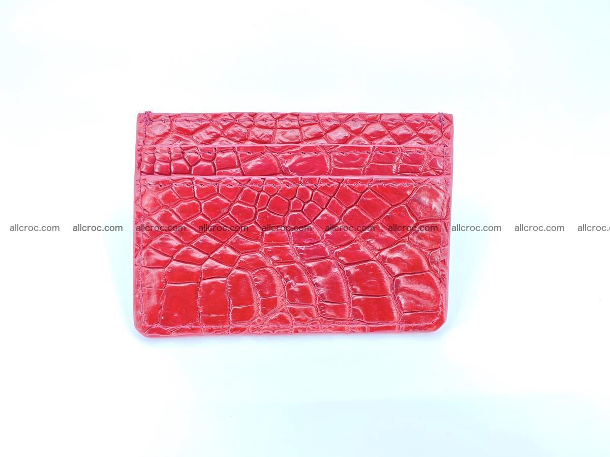 crocodile skin card holder 992 Foto 2