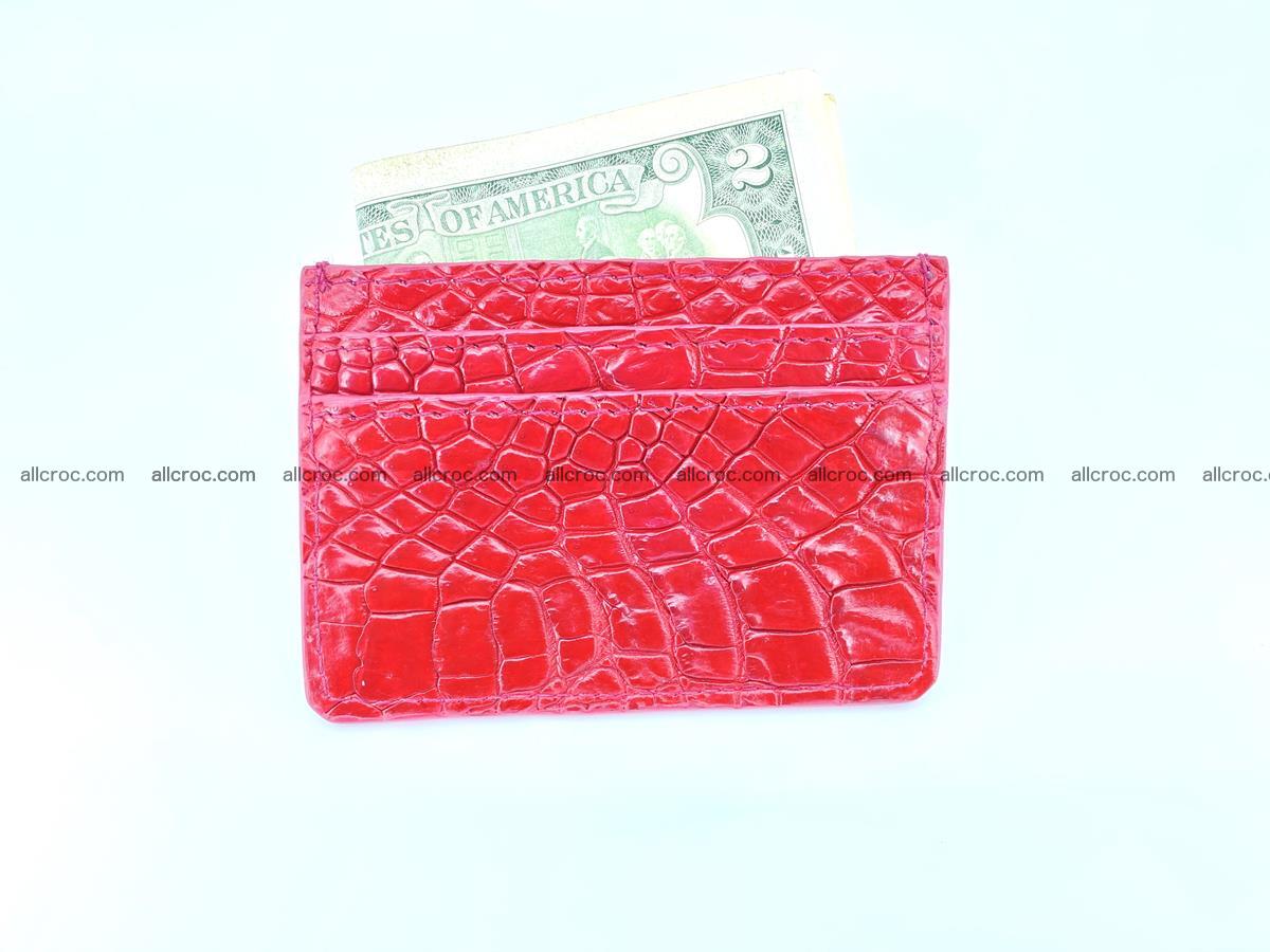 crocodile skin card holder 992 Foto 3