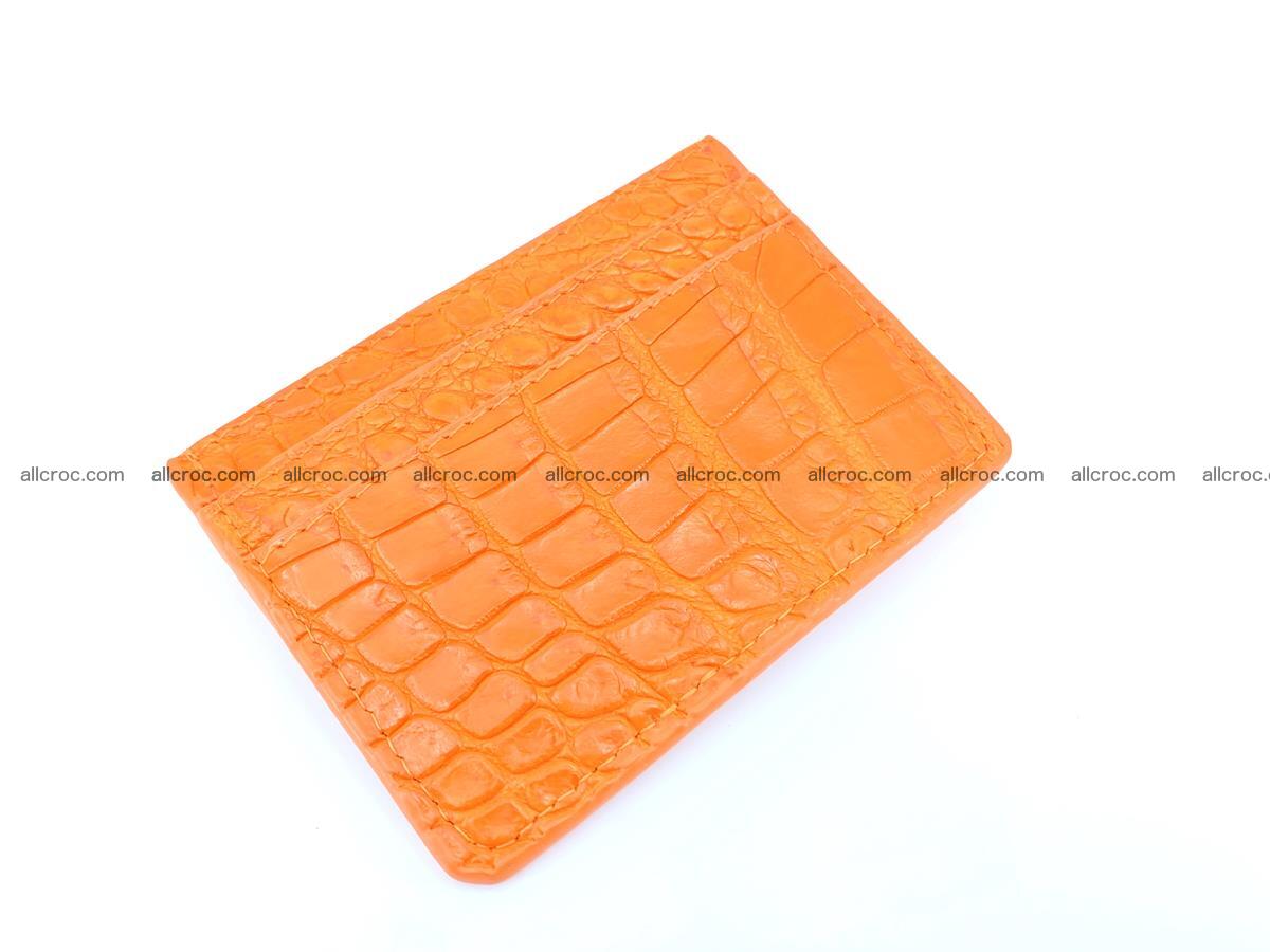 crocodile skin card holder 998 Foto 0