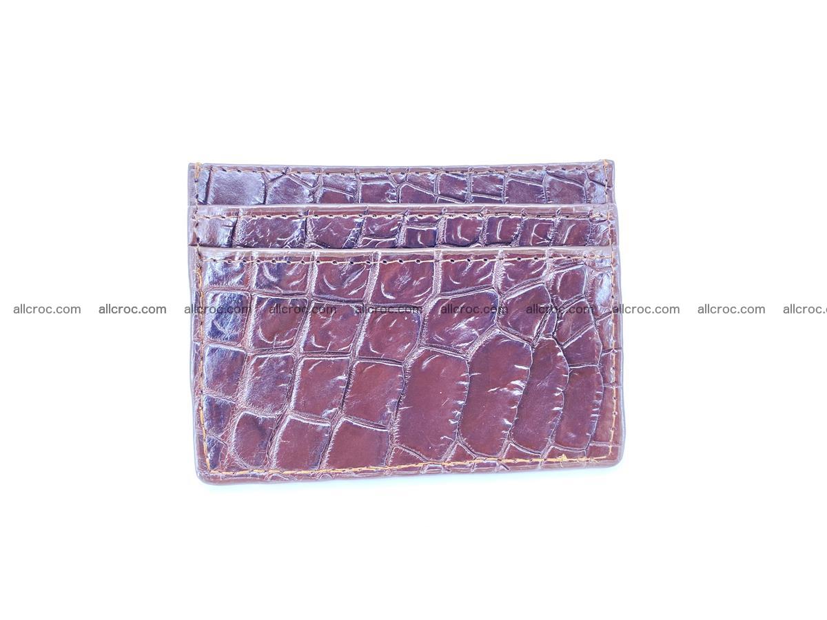 crocodile skin card holder 373 Foto 1