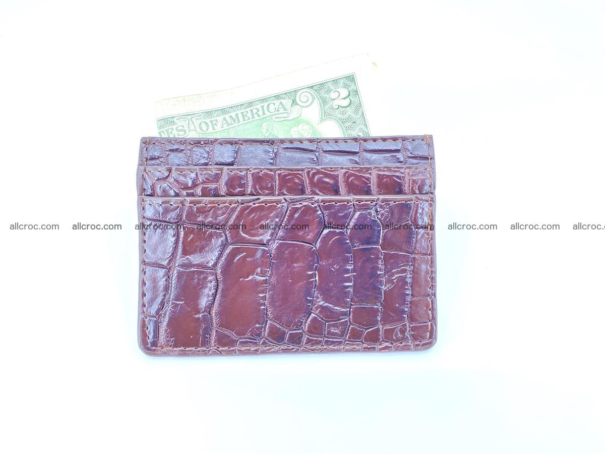 crocodile skin card holder 373 Foto 3