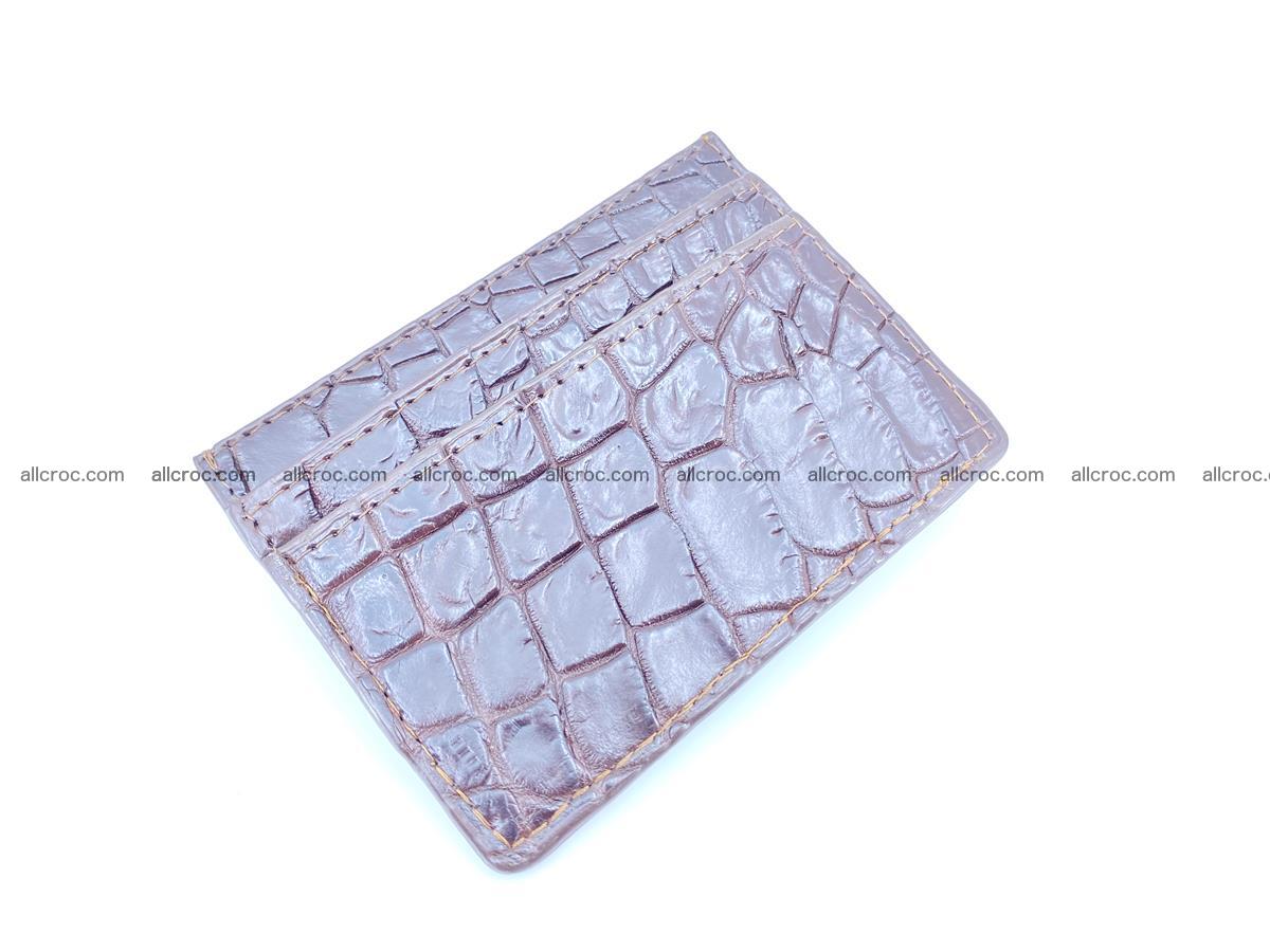 crocodile skin card holder 373 Foto 0