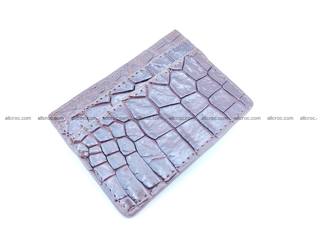  crocodile skin card holder 374 Foto 0
