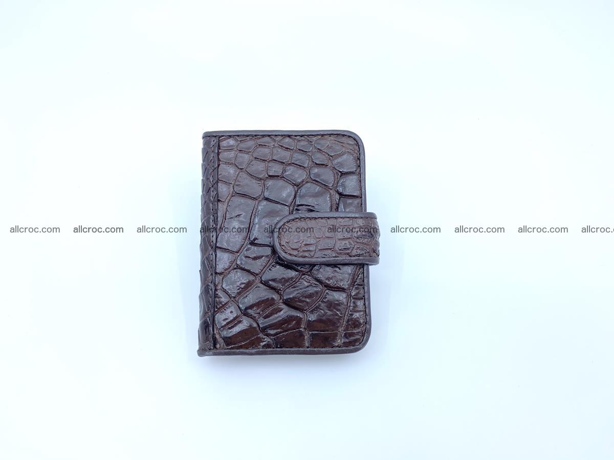 Crocodile skin card holder 1085 Foto 1