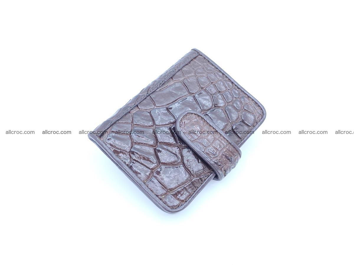 Crocodile skin card holder 1085 Foto 0
