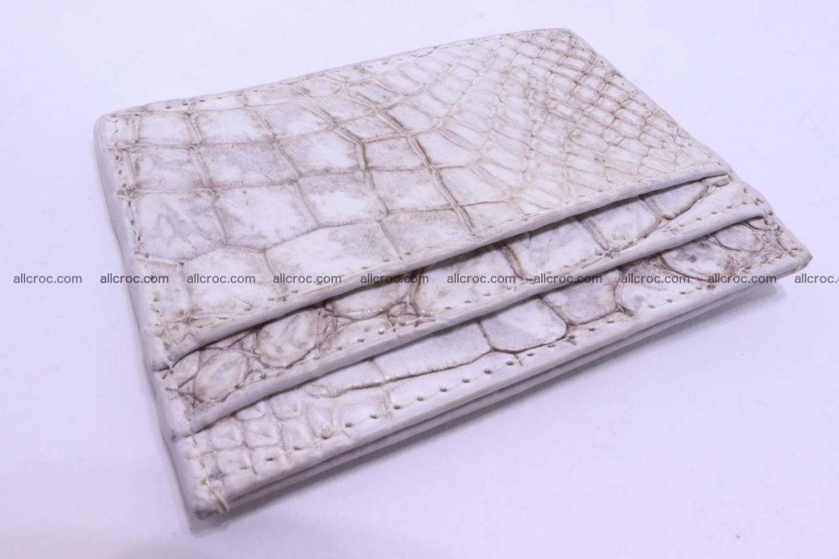 Card holder from Siamese crocodile skin 367 Foto 1