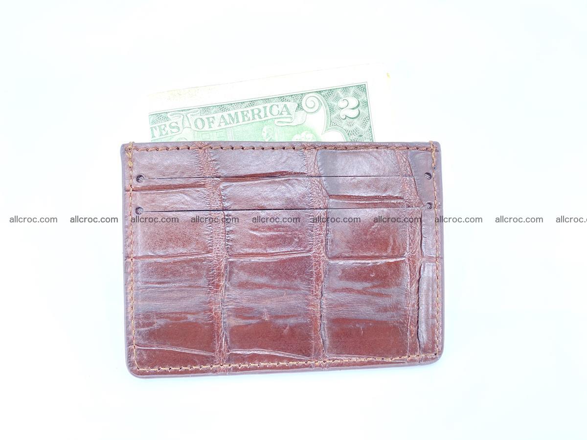 crocodile skin card holder 521 Foto 3