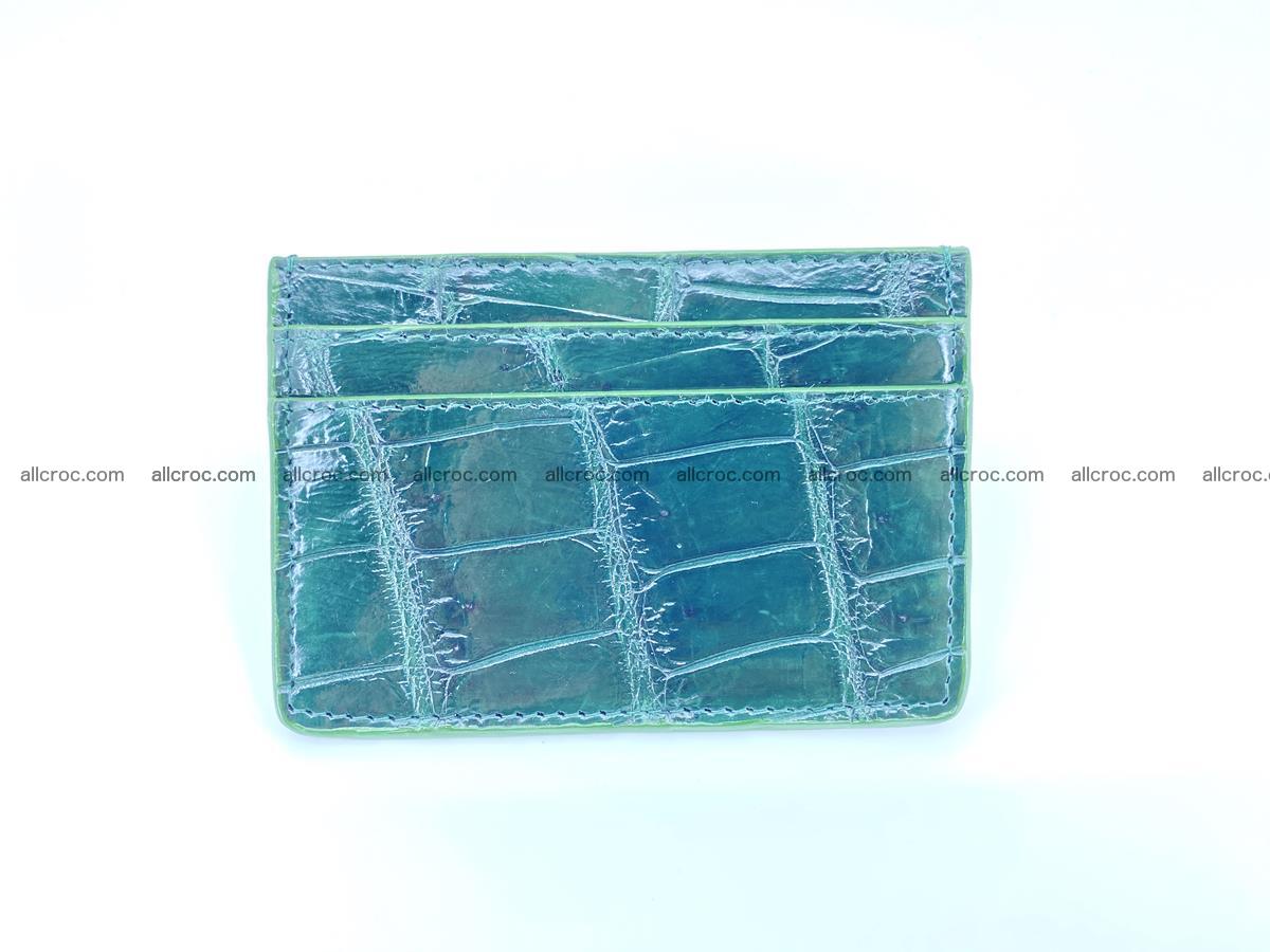 crocodile skin card holder 991 Foto 1