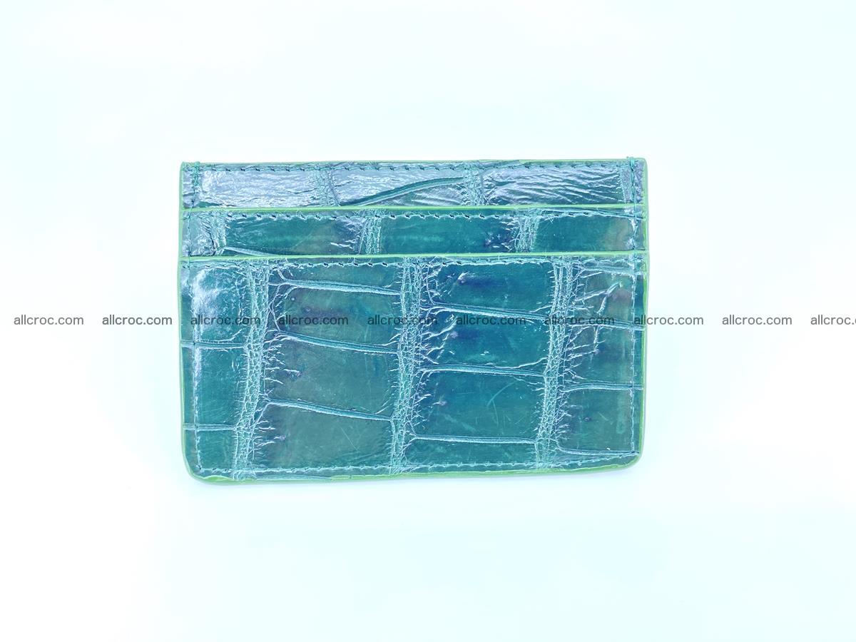 crocodile skin card holder 991 Foto 3