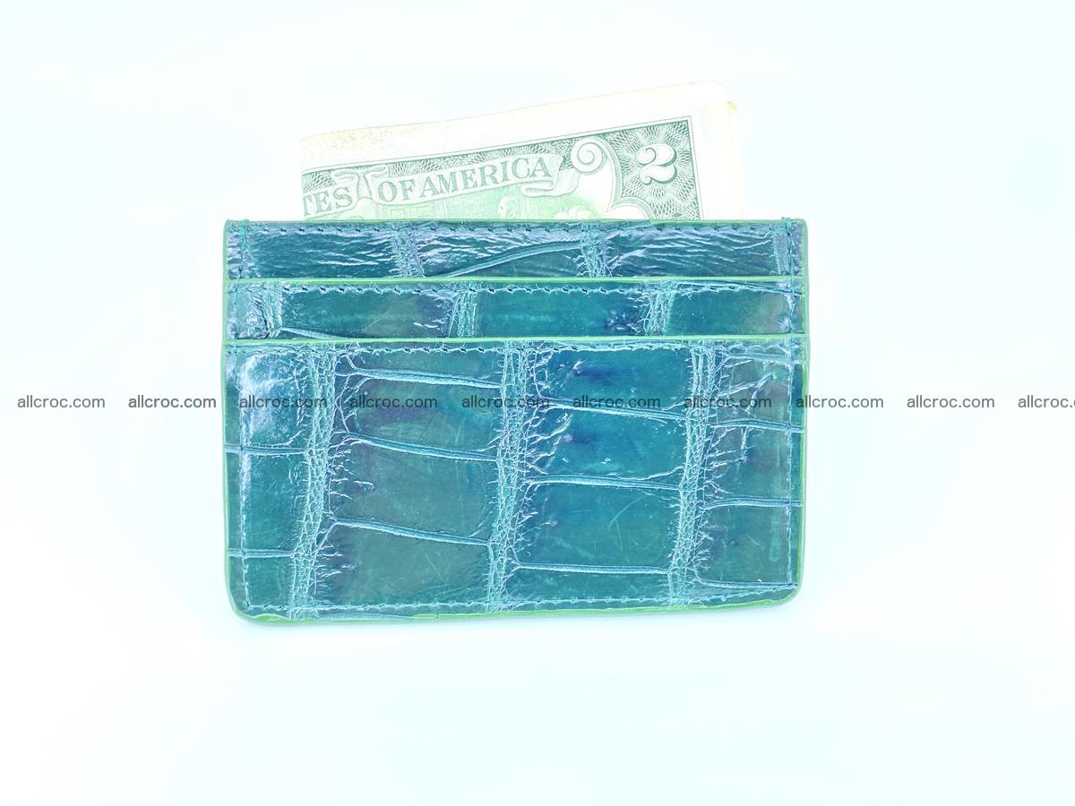 crocodile skin card holder 991 Foto 2