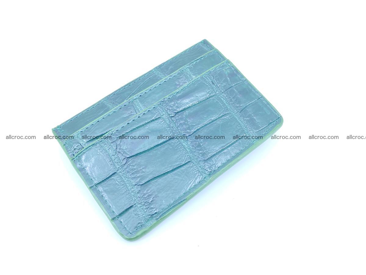 crocodile skin card holder 991 Foto 0