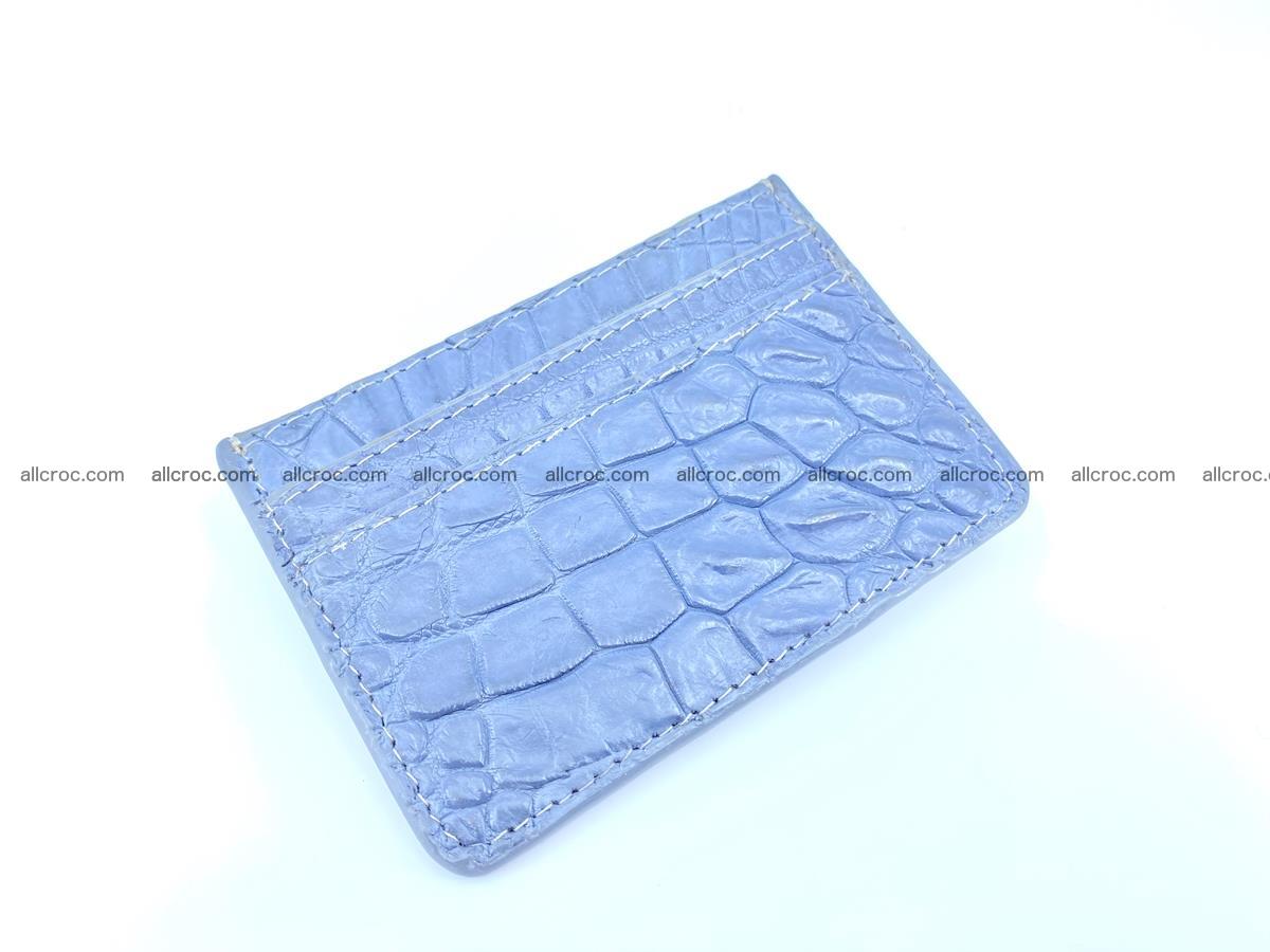 crocodile skin card holder 999 Foto 0