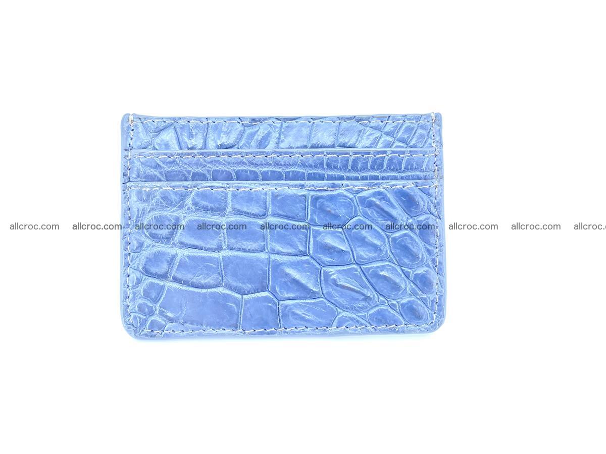 crocodile skin card holder 999 Foto 1