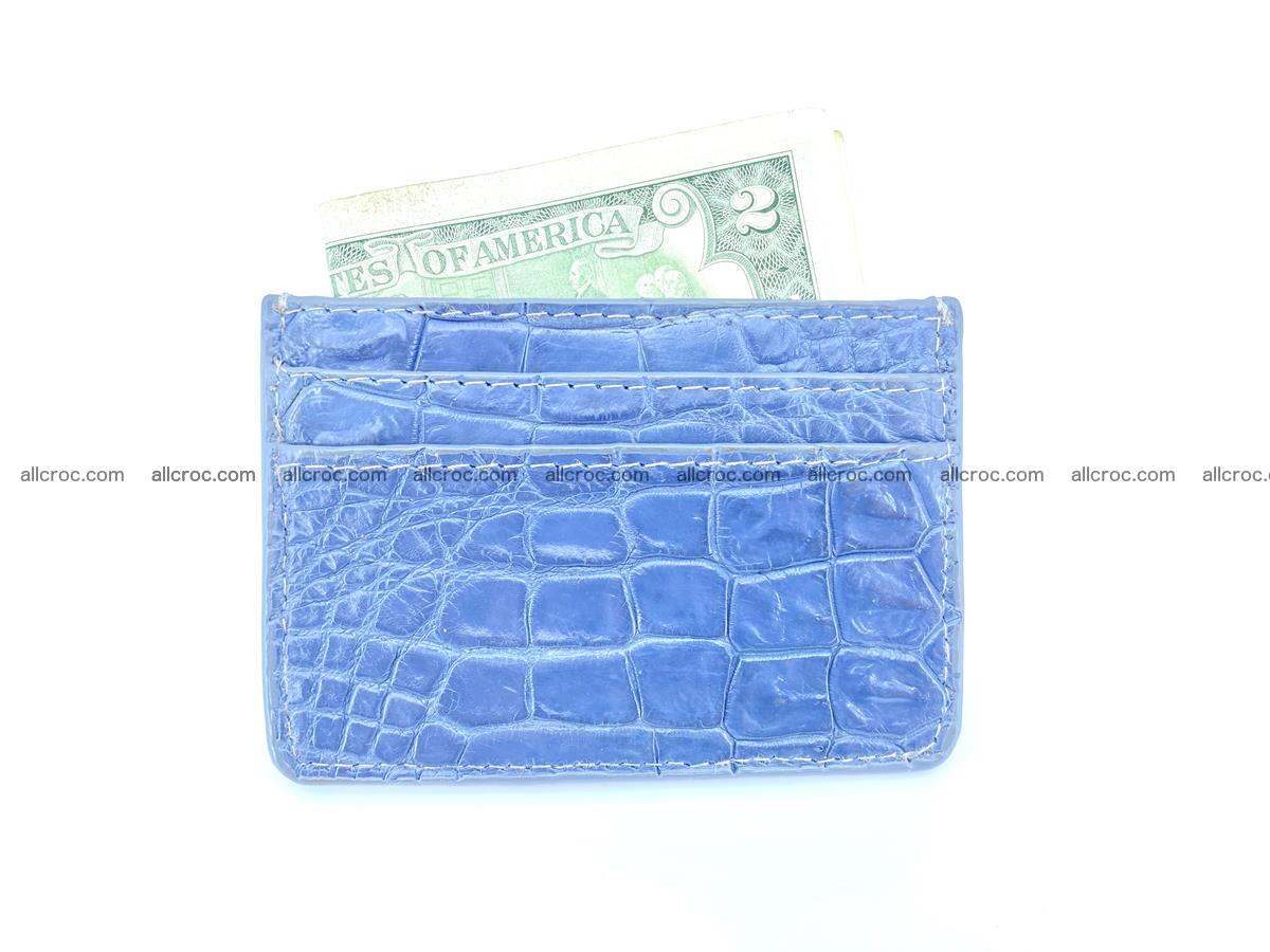 crocodile skin card holder 999 Foto 3