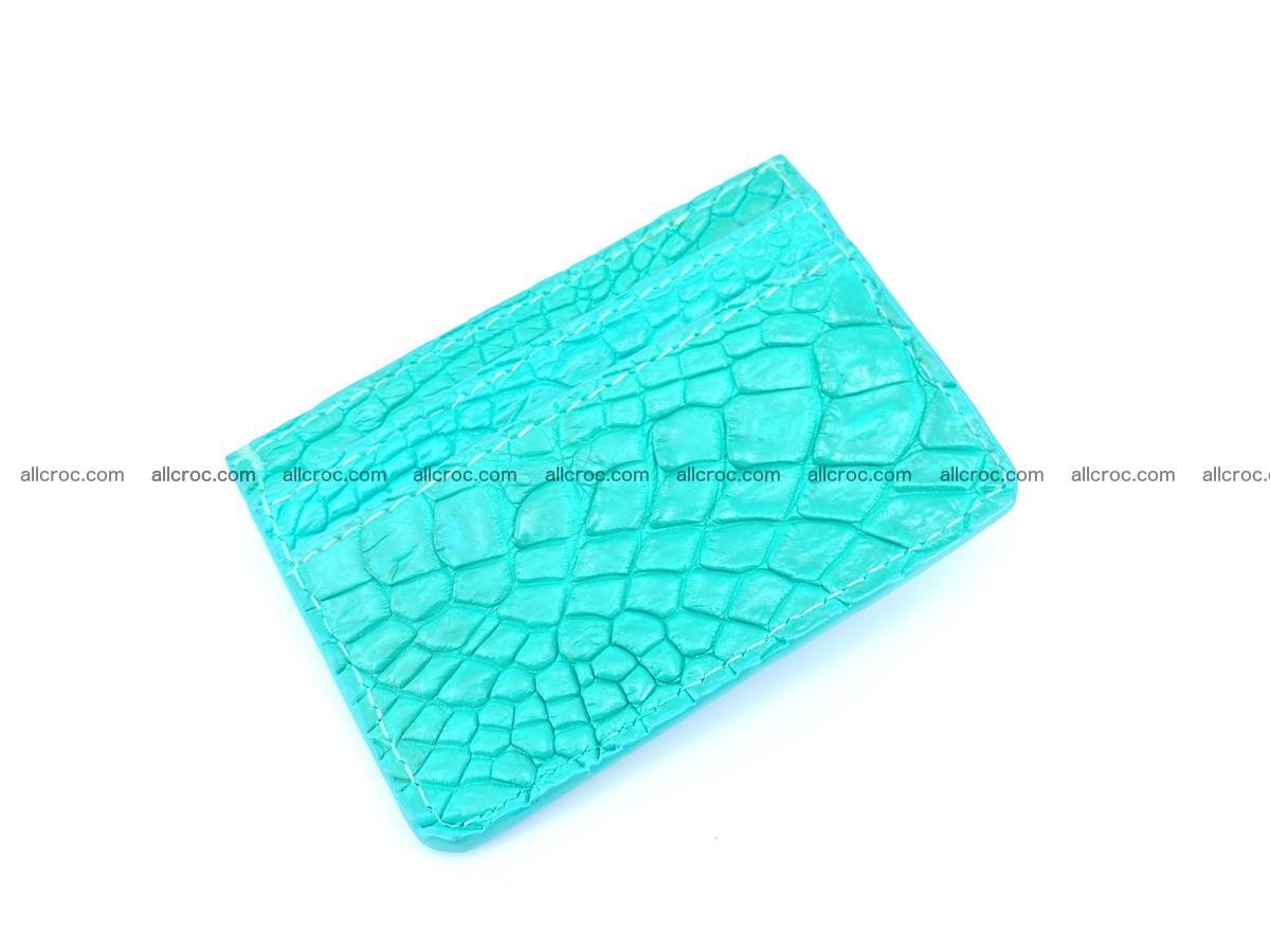 crocodile skin card holder 990 Foto 0
