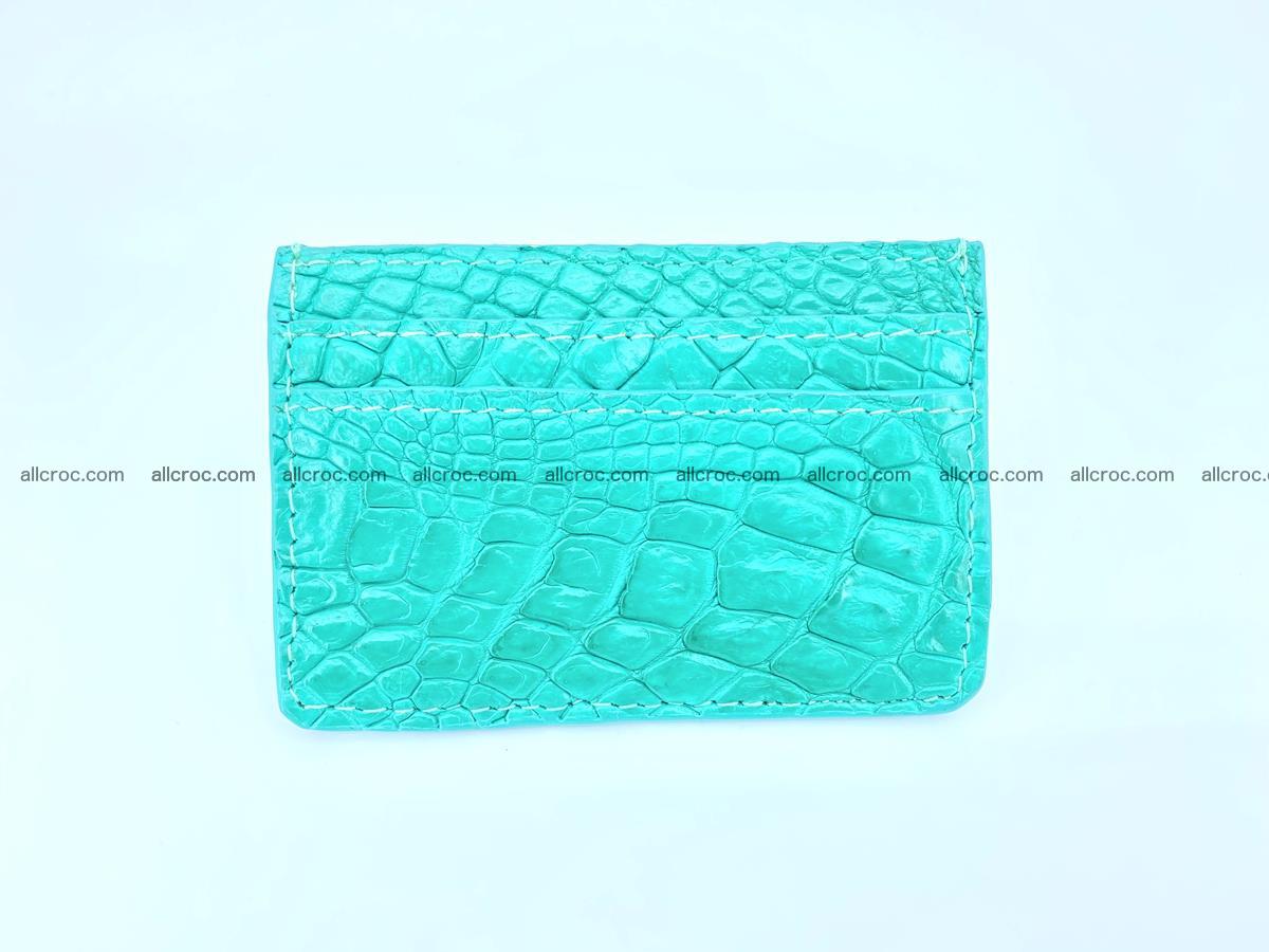 crocodile skin card holder 990 Foto 1