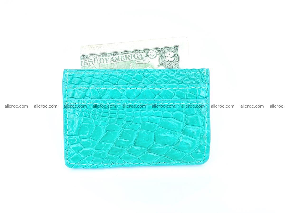 crocodile skin card holder 990 Foto 2